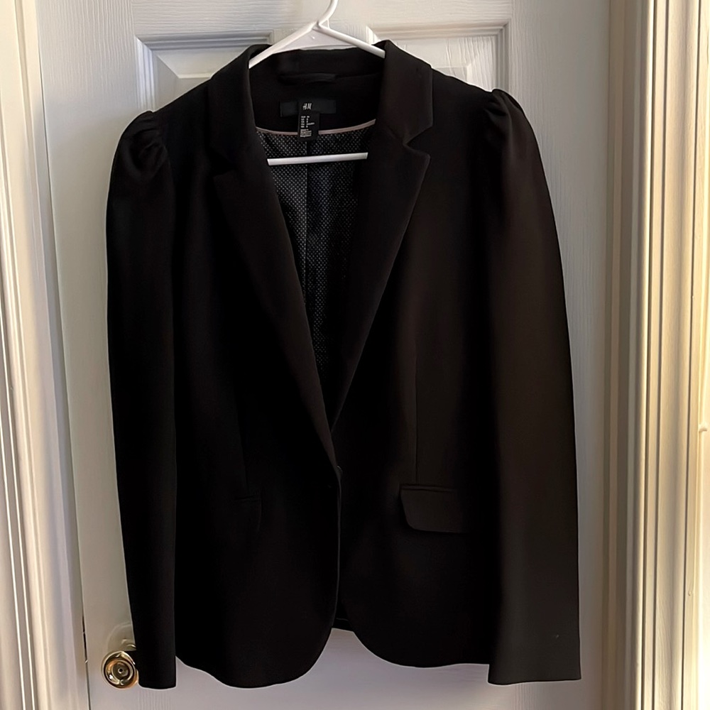 H&M women’s jacket blazer black